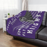 324 TRS Knights Blanket Banner