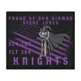 324 TRS Knights Blanket Banner