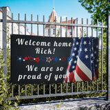 Welcome Home Vinyl Banners