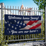 Welcome Home Vinyl Banners