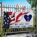 Welcome Home Vinyl Banners