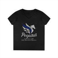 DOS Pegasus Ladies V-Neck T-Shirt