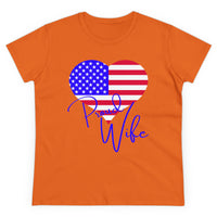 Proud Wife Heart Ladies T-Shirt