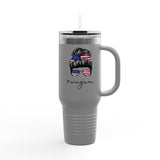 Messy Bun Insulated Travel Mug