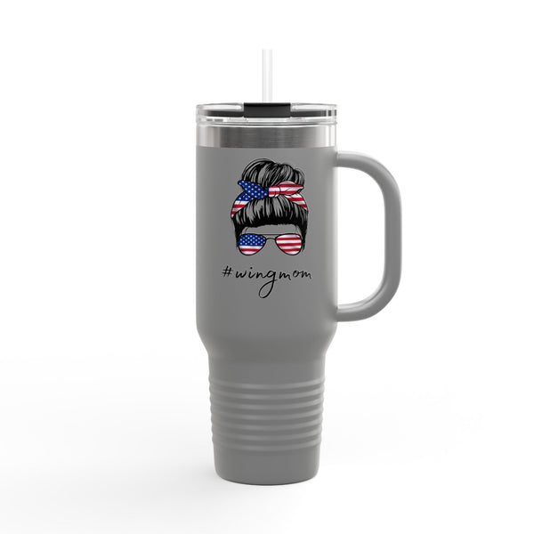 Messy Bun Insulated Travel Mug
