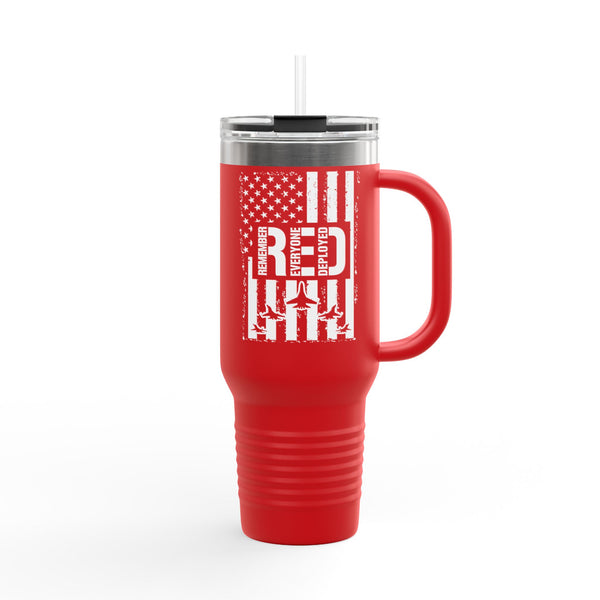 RED Insulated Travel Mug