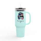Messy Bun Insulated Travel Mug
