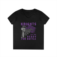 324 TRS Knights Ladies V-Neck T-Shirt