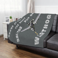 321 TRS Warthogs Blanket Banner