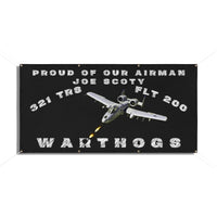 321 TRS Warthogs Vinyl Banner