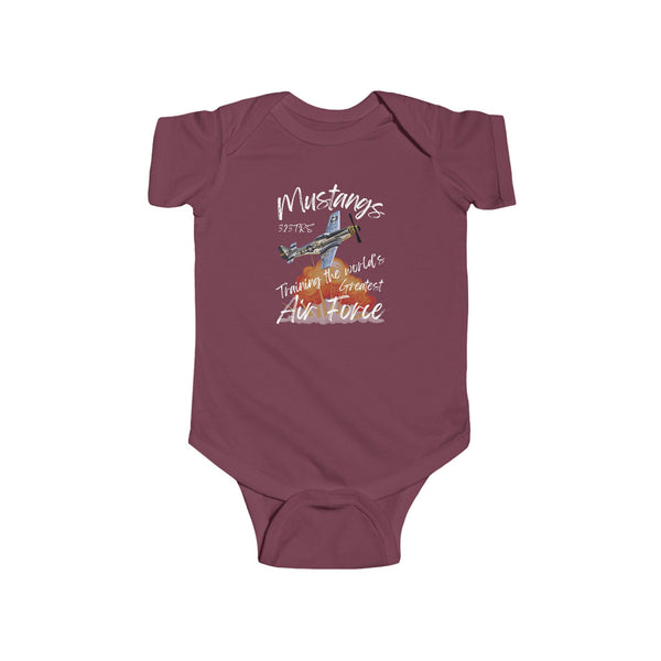 323 TRS Mustangs Baby Bodysuit