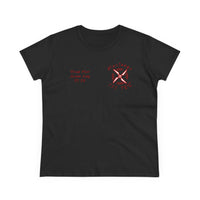 323 TRS Mustangs Ladies Dual Sided T-shirt