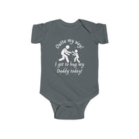 Outta My Way Air Force Baby Bodysuit