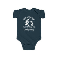 Outta My Way Air Force Baby Bodysuit