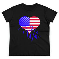 Proud Wife Heart Ladies T-Shirt