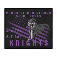 324 TRS Knights Blanket Banner
