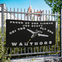 321 TRS Warthogs Vinyl Banner