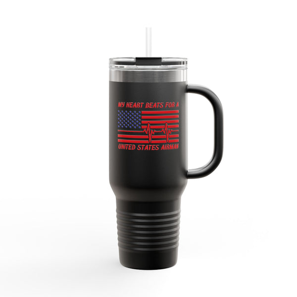 Airman Heartbeat Insulated Travel Mug