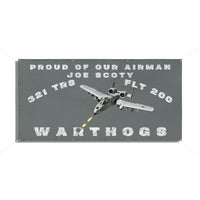 321 TRS Warthogs Vinyl Banner