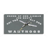 321 TRS Warthogs Vinyl Banner
