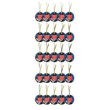 Blues Photo Glass Ornament Sets