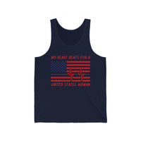 Airman Heartbeat Unisex Tank