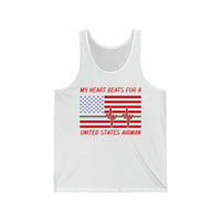 Airman Heartbeat Unisex Tank