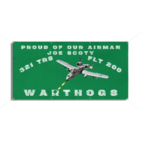 321 TRS Warthogs Vinyl Banner