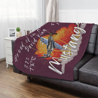 323 TRS Mustangs Blanket Banner