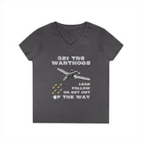 321 TRS Warthogs Ladies V-Neck T-Shirt