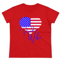 Proud Wife Heart Ladies T-Shirt