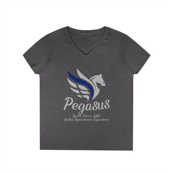 DOS Pegasus Ladies V-Neck T-Shirt