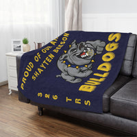 326 TRS Bulldogs Blanket Banner for Bonnie Villmow