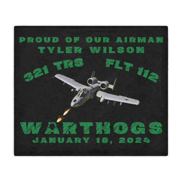321 TRS Warthogs Blanket Banner For Lisa