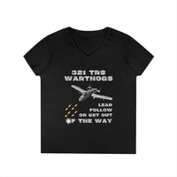 321 TRS Warthogs Ladies V-Neck T-Shirt