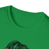 Messy Bun Camo Unisex T-shirt