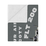 321 TRS Warthogs Blanket Banner