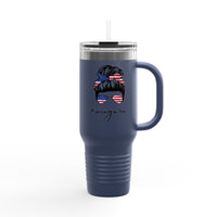 Messy Bun Insulated Travel Mug
