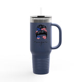 Messy Bun Insulated Travel Mug