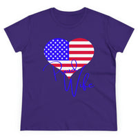 Proud Wife Heart Ladies T-Shirt