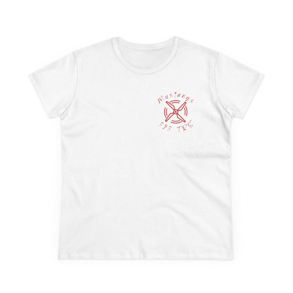 323 TRS Mustangs Ladies Dual Sided T-shirt