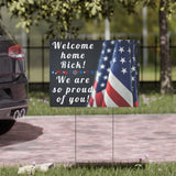 Welcome Home Yard Signs