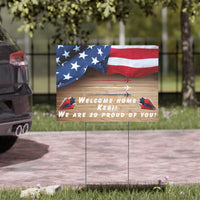 Welcome Home Yard Signs