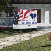 Welcome Home Yard Signs