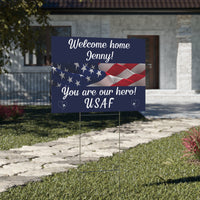 Welcome Home Yard Signs