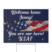 Welcome Home Yard Signs