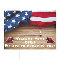 Welcome Home Yard Signs