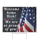 Welcome Home Yard Signs