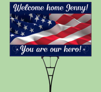Welcome Home Yard Signs