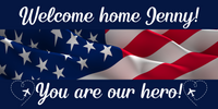 Welcome Home Vinyl Banners